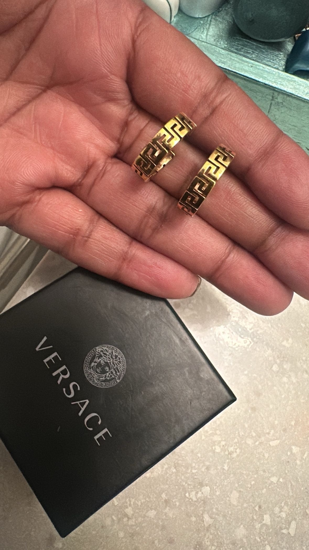 Authentic Versace earrings