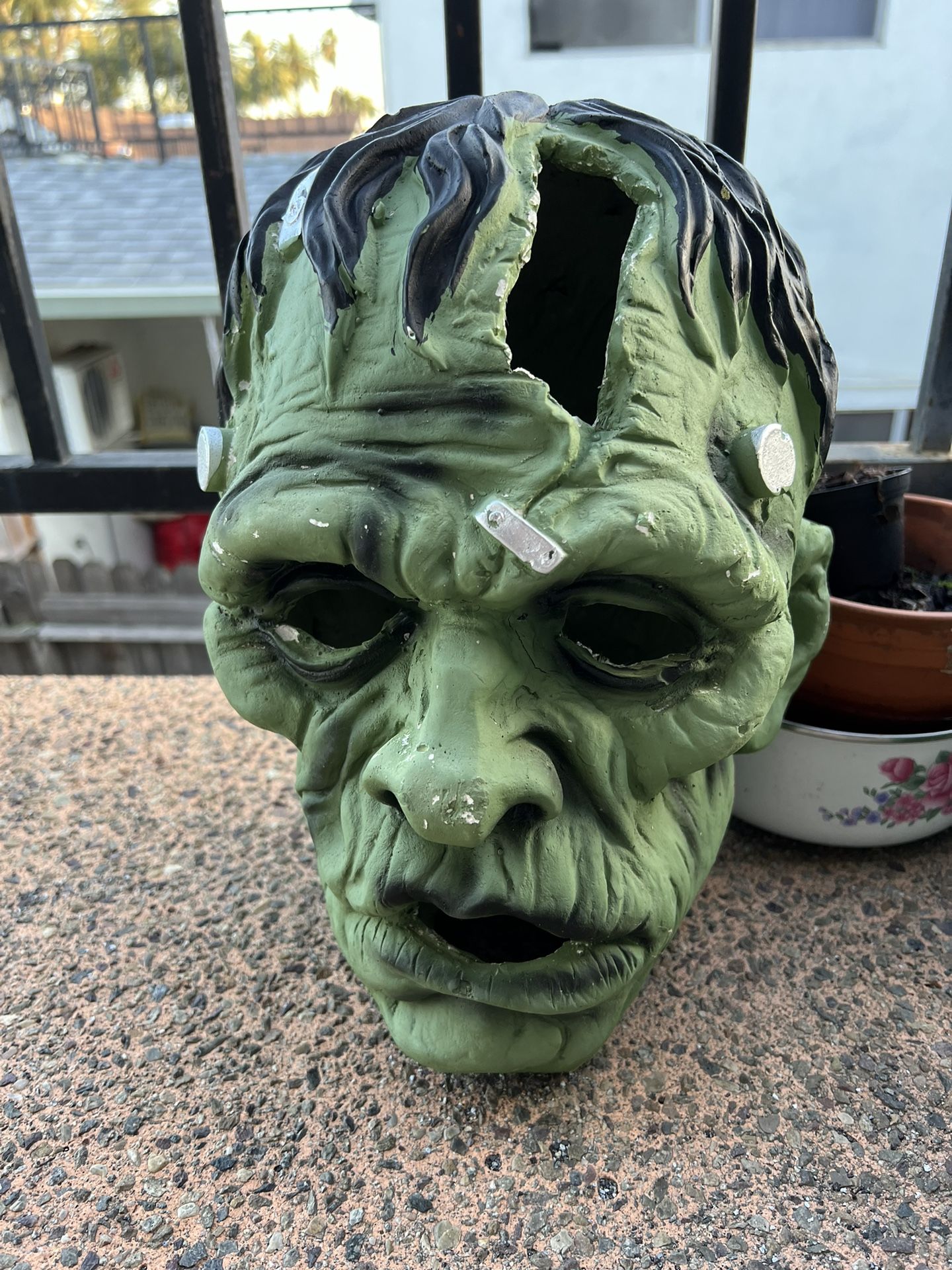 Frankenstein Monster Prop Head Halloween
