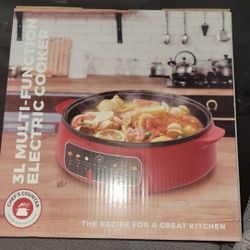 3L MULTI FUNCTION ELECTRIC COOKER CHEFS CORNER new I Can Deliver 