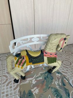 Wooden Painted Horse Wall Hanging