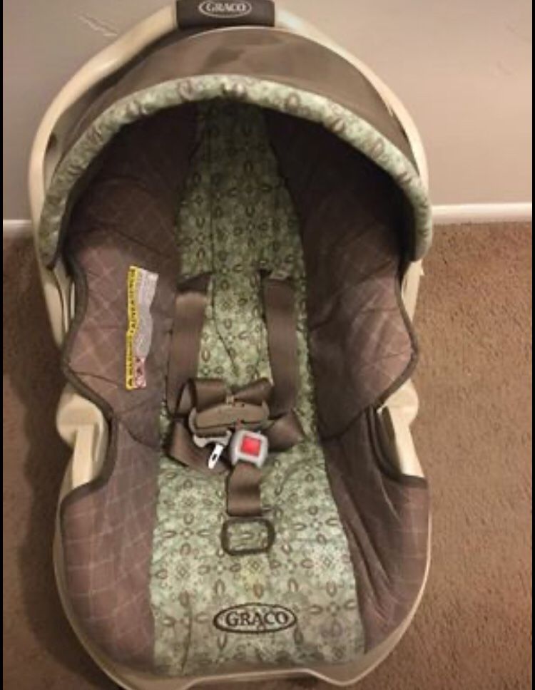 Infant car seat with the base