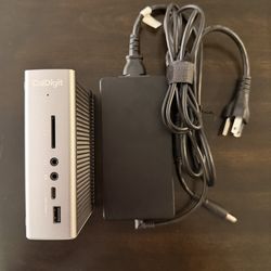 CalDigit Thunderbolt Station 3 Plus (TS3 Plus) Dock w/ Power Adapter – Great Condition