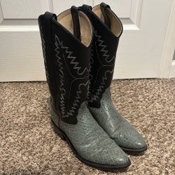 Gray  Cowboy Boots