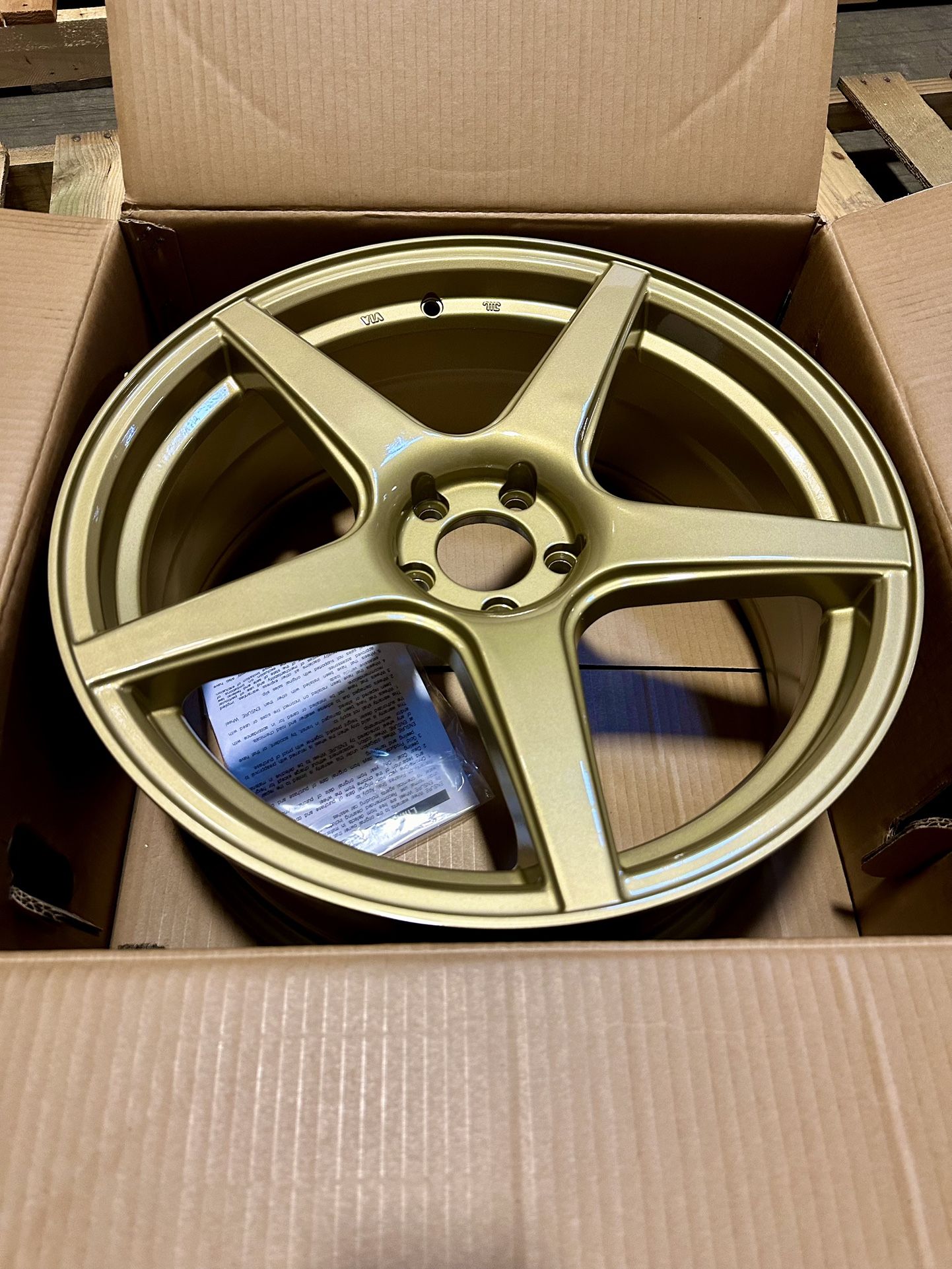 4 Rims XXR 535 Gold 18x7.5 +38 5x100 Rims FRS BRZ Toyota 86 Corolla