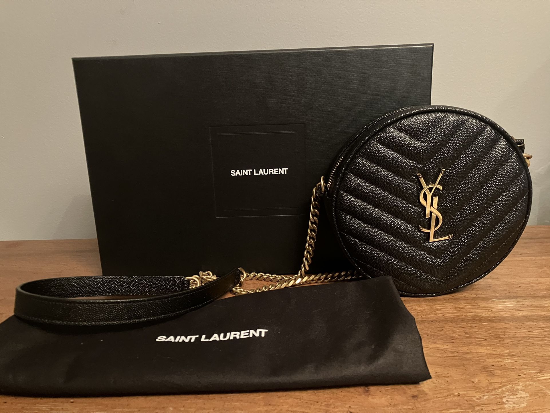 2022 YSL Round Camera Bag