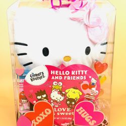 Hello Kitty HK Plush Valentines Gift Basket