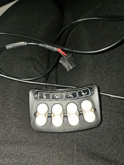 Permobil Intelligent Control System (ICS) Switchbox featuring push-button style controls