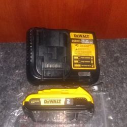 Dewalt 2.0 Battery And Charger 