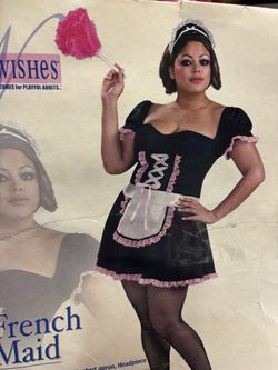 New, Women’s plus size French Maid Costume size 2X