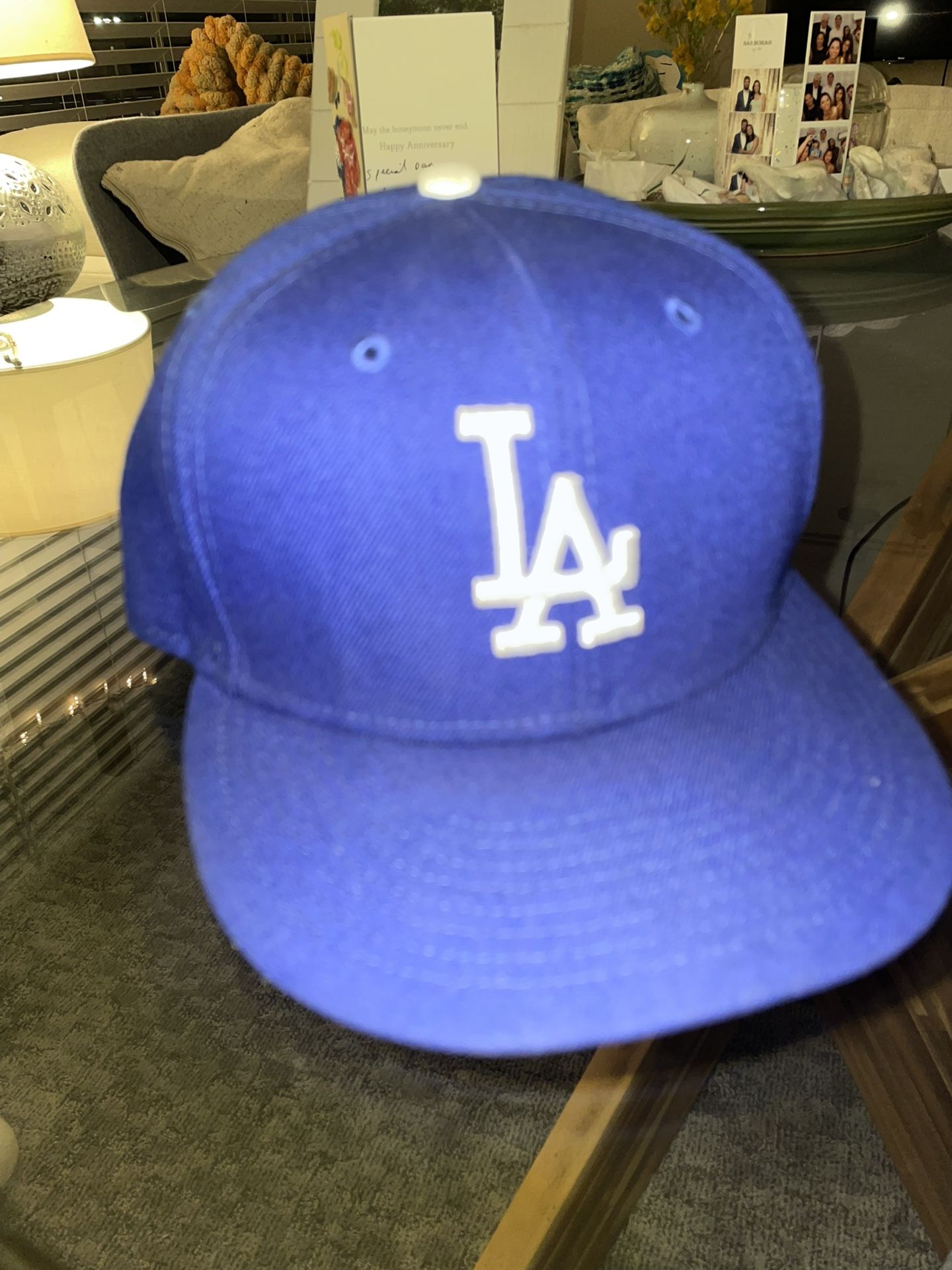 7-3/8 Dodgers Hat 5950 Fitted 