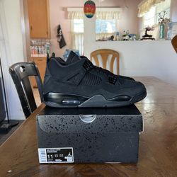 Jordan 4 Retro Black Cat (2025) Size 11