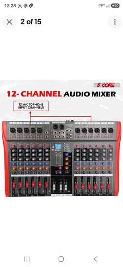 12 ch. mixer