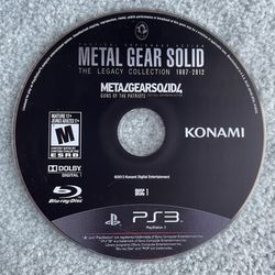 Metal Gear Solid: The Legacy Collection (PlayStation 3) ***Disk 1 only***
