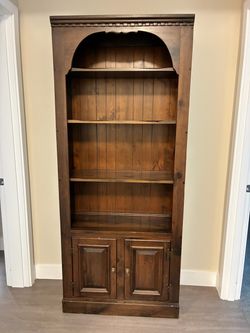 Vintage authentic book shelf