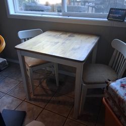 Table And Two Chairs