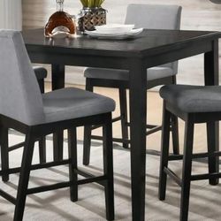 5 peice counter height dining set