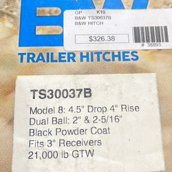 Adjustable Hitch 2” And 2 5/16