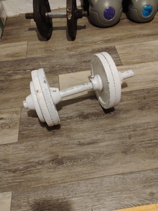 STEEL DUNBELL 4 10LB 2 2 1/2 LB