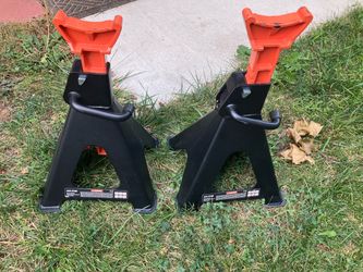 Jack stands pair, 3 ton, range 14.2 to 23