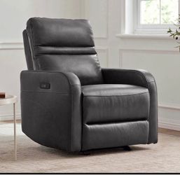 Gilman Creek Aldryn Leather Gliding Power Recliner with Power Headrest
