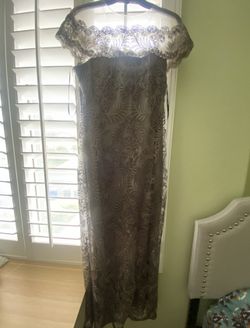 Tadashi Shoji Off Shoulder Dress, Size 8