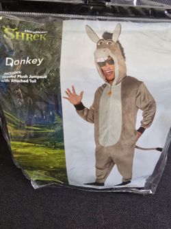 Donkey Shrek Jumpsuit Costume