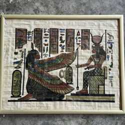 egyptian papyrus art