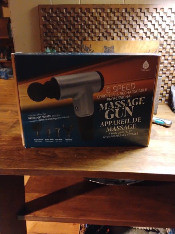 6 Speed Cordless And Rechargeable Massage Gun