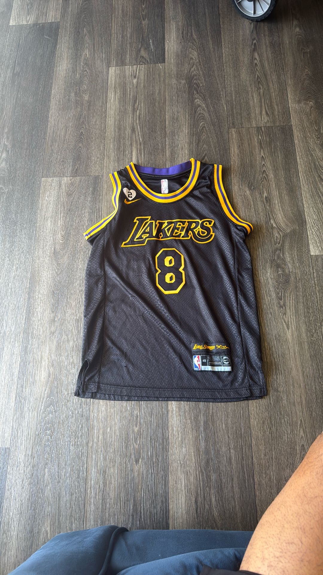 Nike Los Angeles Lakers Kobe Bryant Black Mamba City Edition Swingman Jersey