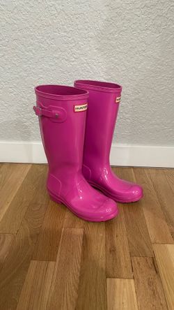 Hunter boots Pink size 6G