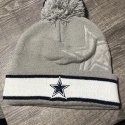 Dallas Cowboys Pom Beanie Hat – Winter Knit Cap