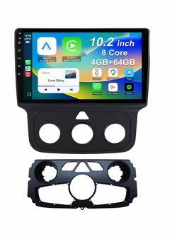 Car Radio Stereo Dodge Ram 2013 2014 2015 2016 2017 2018 Wireless Apple CarPlay Android Auto, 10.2” Touch Screen, Backup Camera