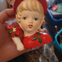 Vintage Rare Head Vase 