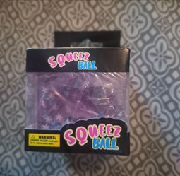 Glitter squishy cube