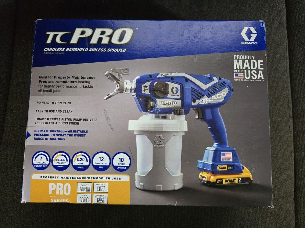 Graco TC Pro Cordless Handheld Airless Paint Sprayer
