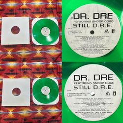 Dr Dre & Snoop - Still DRE Original 1999 Aftermath Press 12" Promo Green Vinyl
