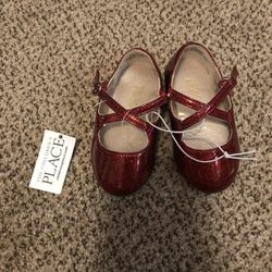 Brand New Red Sparkly Shoes From Children’s Place