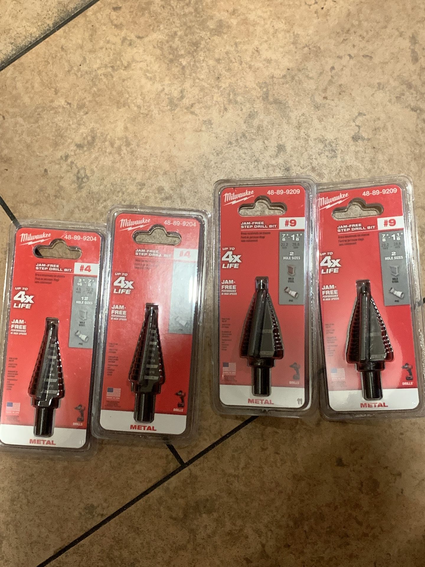 Milwaukee Step Drill Bits