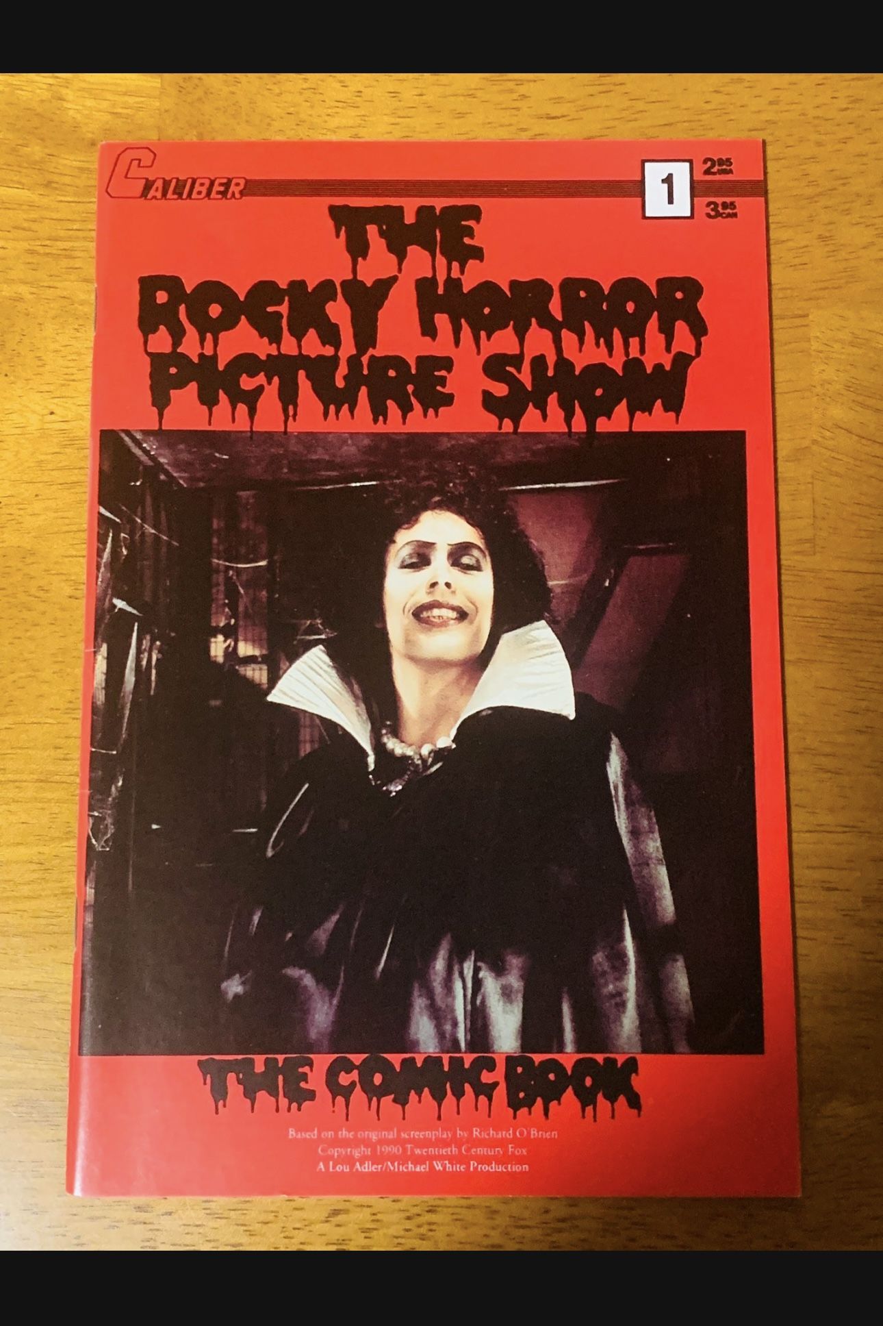 50th ANNIVERSARY “ROCKY HORROR PICTURE SHOW” FIRST EDITION COMIC BOOK” RARE MINT EDITION #1 From The 1975 MOVIE