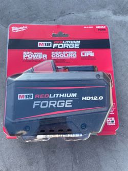 Milwaukee M18 18V Lithium-Ion REDLITHIUM FORGE HD 12.0 Ah Battery Pack  $159  New