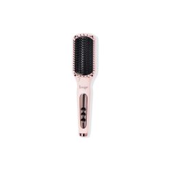 L'ANGE HAIR Le Vite Straightening Brush – Heated Flat Iron for Smooth, Anti-Frizz Hair, Dual Voltage
