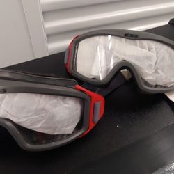 ESS (contact info removed) Ess Clear Fire Goggle, Anti-Fog, Scratch-Resistant


