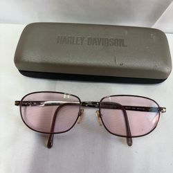 Harley Davidson HD272 GUN 58-18-145 Eyeglass Frames With Case - Vintage Gunmetal