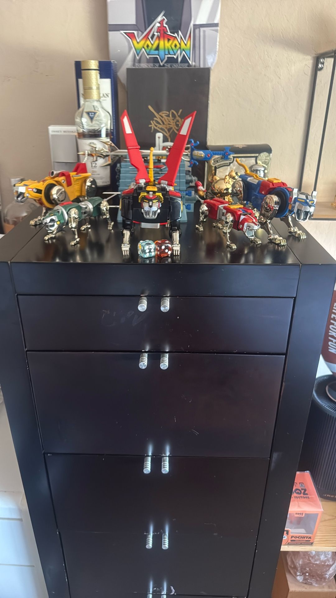 Voltron Chogokin Metal New Removed Out Of Box To Pose Lions Complete