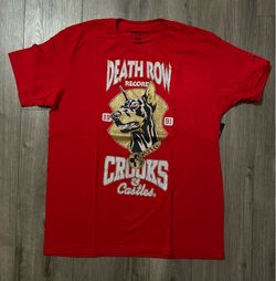 Red Death Row X Crooks and Castles T shirt Size XL - Read Description