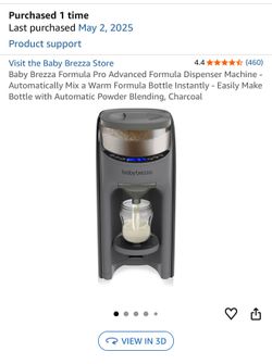 Baby Brezza Formula Pro Advanced Formula Dispenser Machine - Automatically Mix a Warm Formula Bottle Instantly - Easily Make Bottle with Automatic Pow