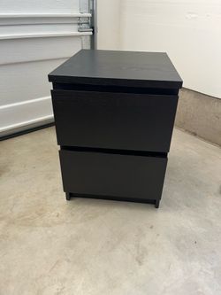 2 drawer side table
