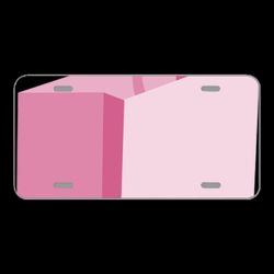 License Plate Novelty Car Front Bag Cute Misc Boutique Pink Shopping