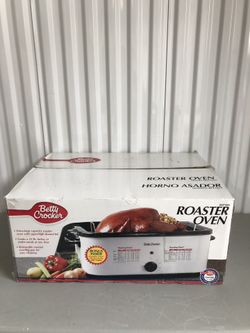 Betty Crocker Indoor Counter Top Oven Slow Roaster 22lb Turkey Oven - New!