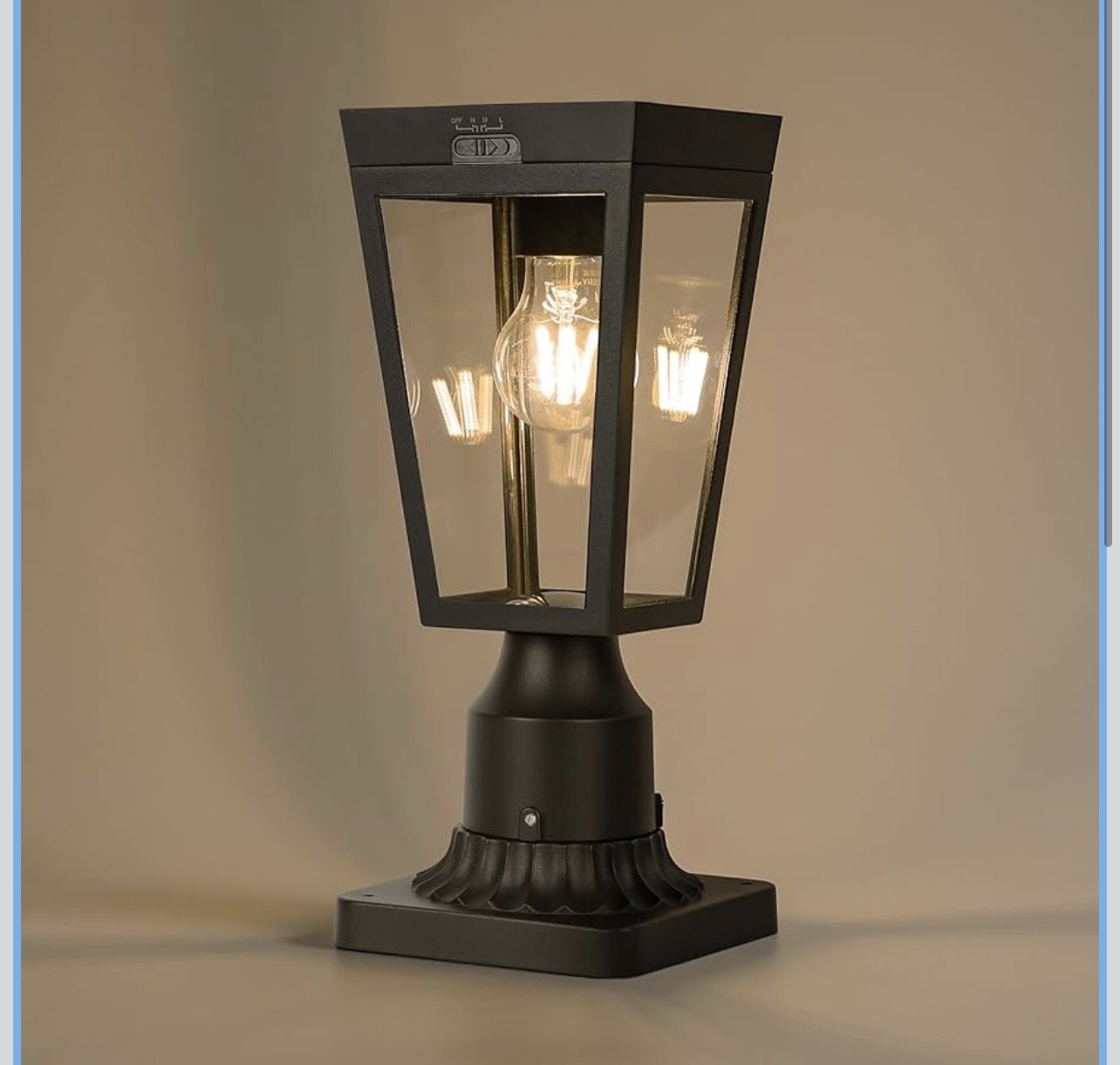LUTEC Outdoor Solar Lamp Post Light X(417)